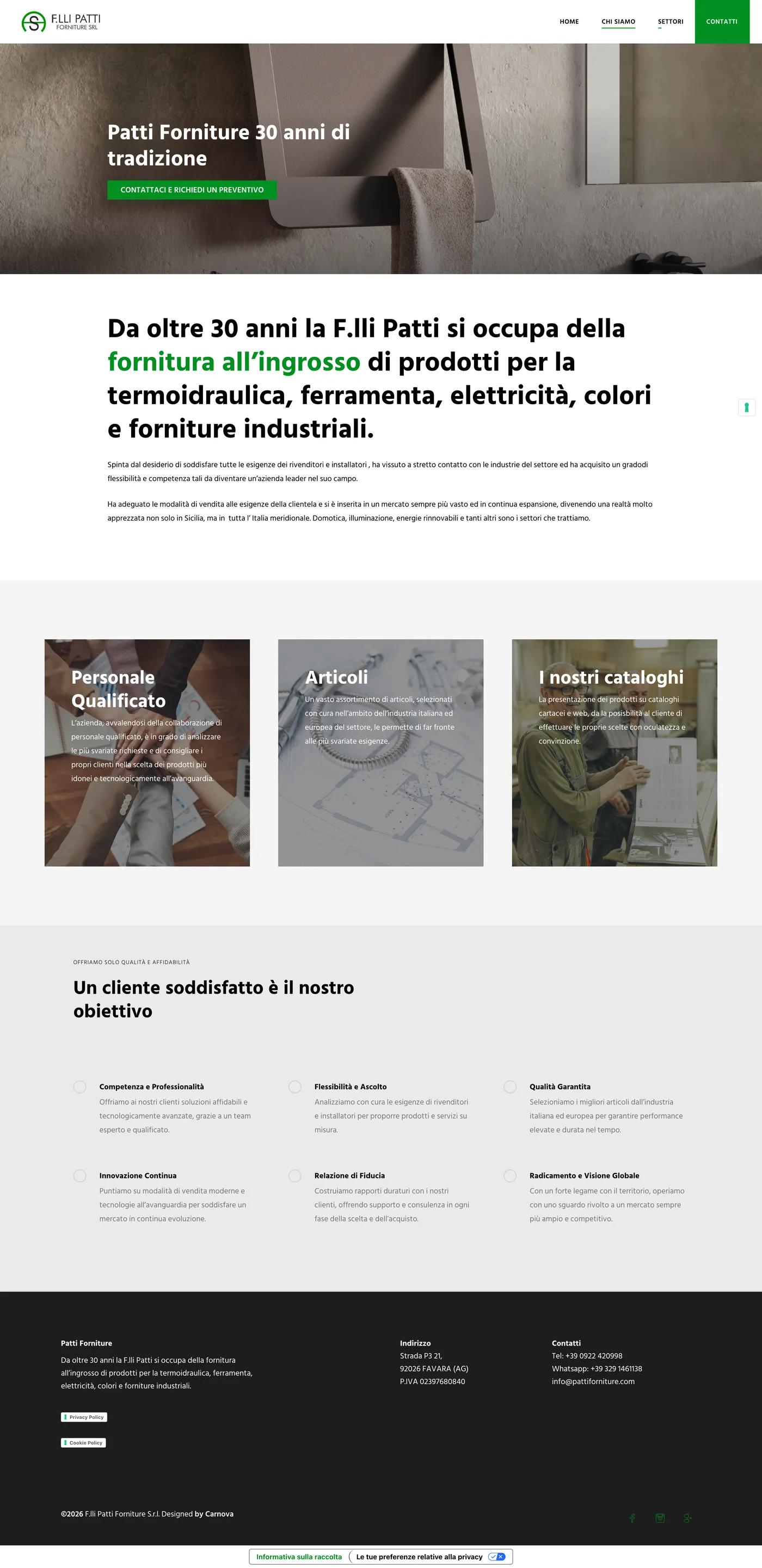 Patti Forniture — processo 1