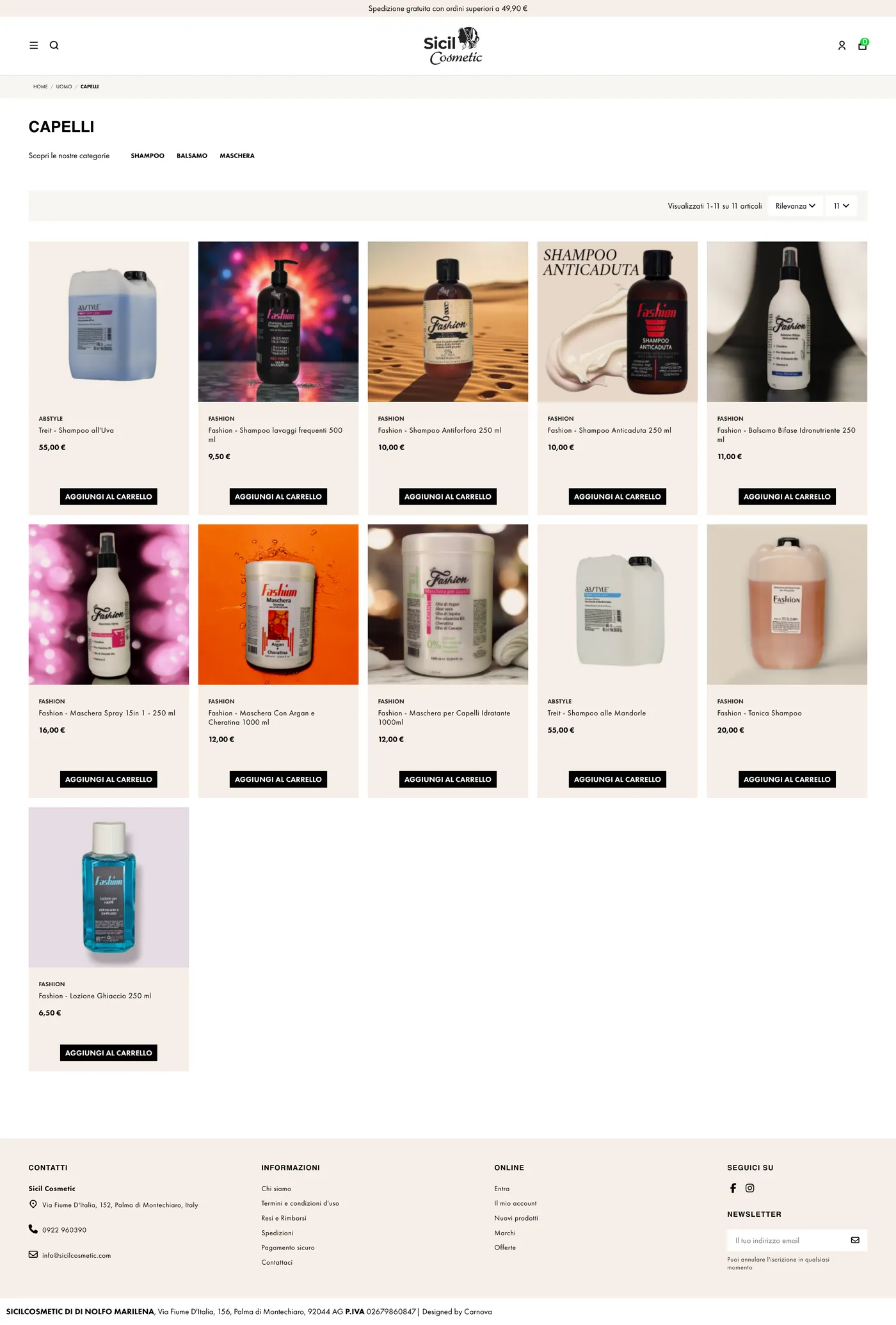 SicilCosmetic — processo 4