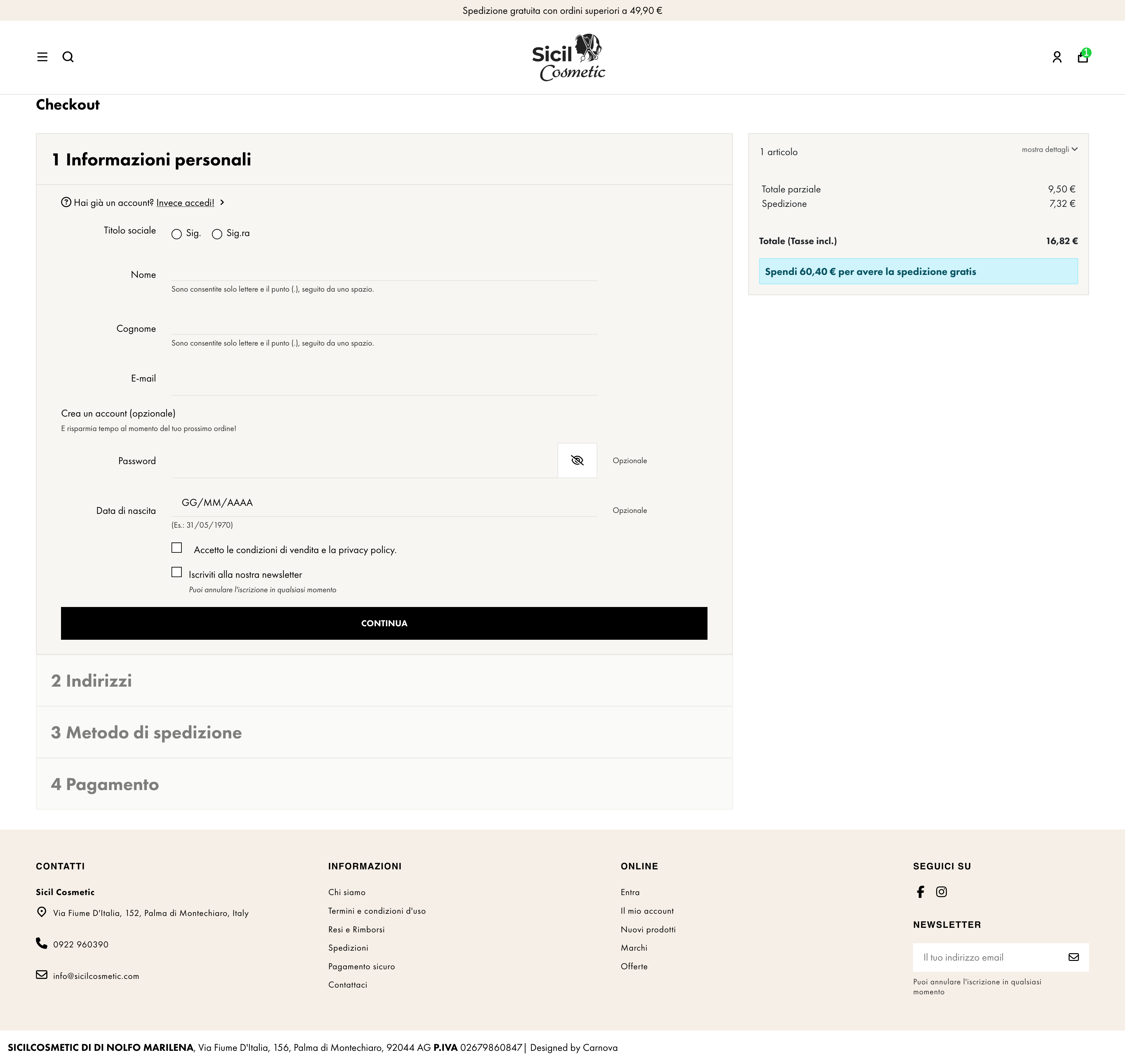 SicilCosmetic — processo 5